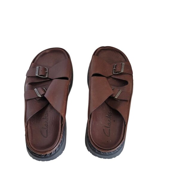 Clarks Other - Men's Clarks 10 Brown Leather Sandals